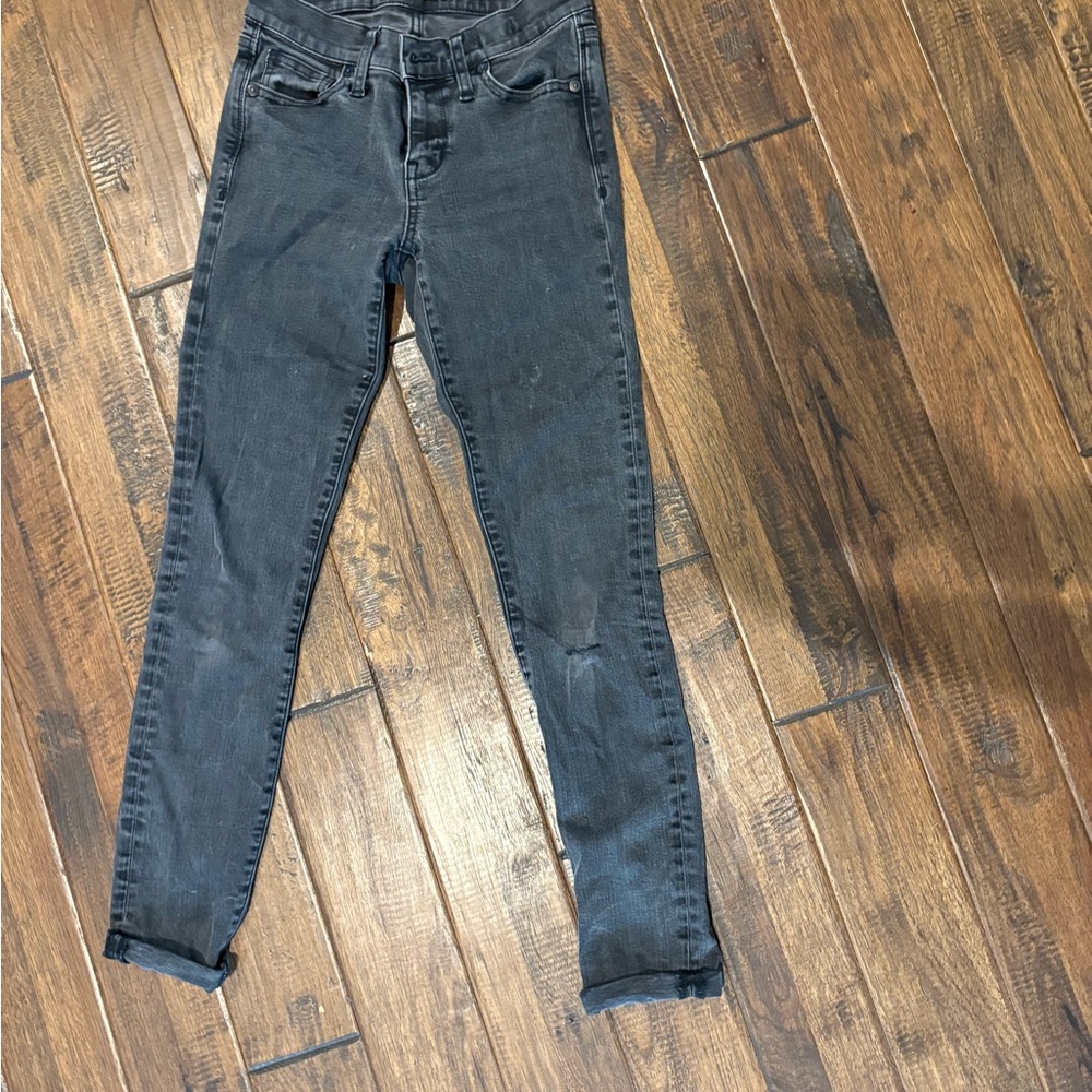 Madewell Charcoal Skinny Jeans